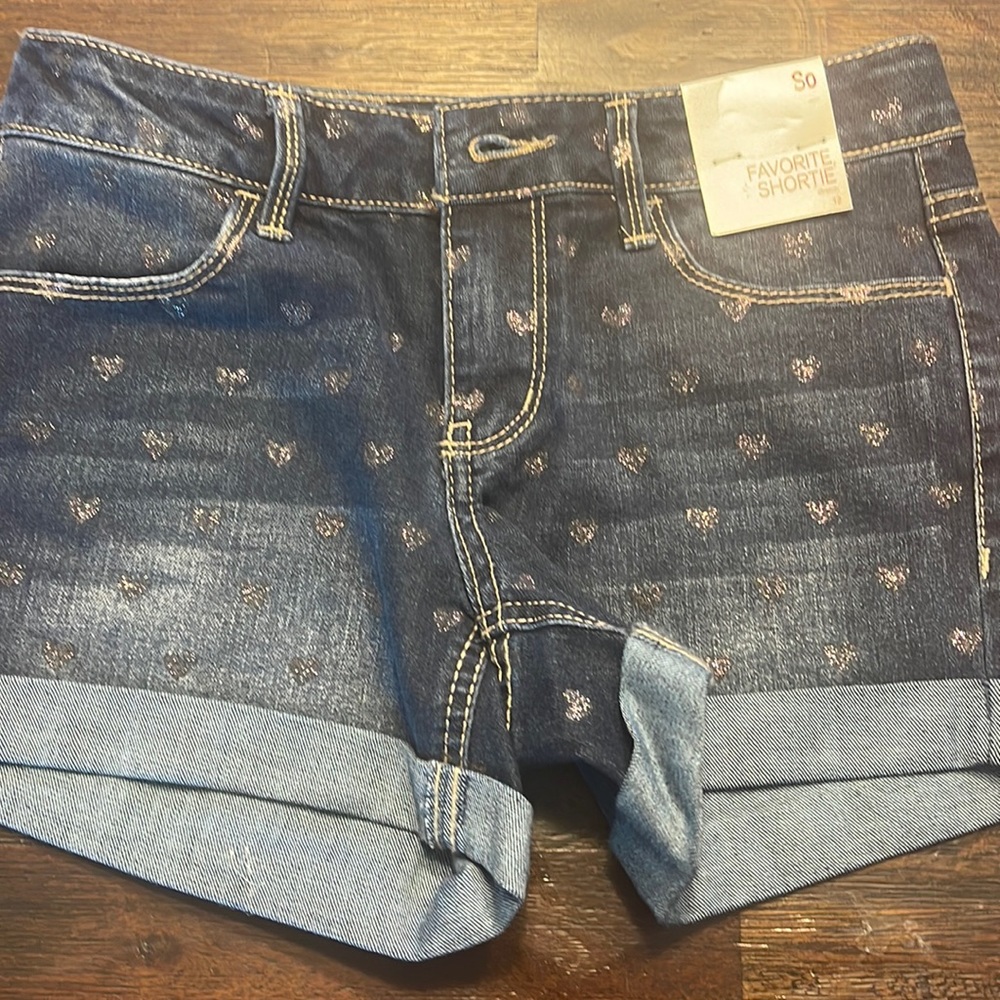 So Jean Shorts. Girls size 12. NWT.